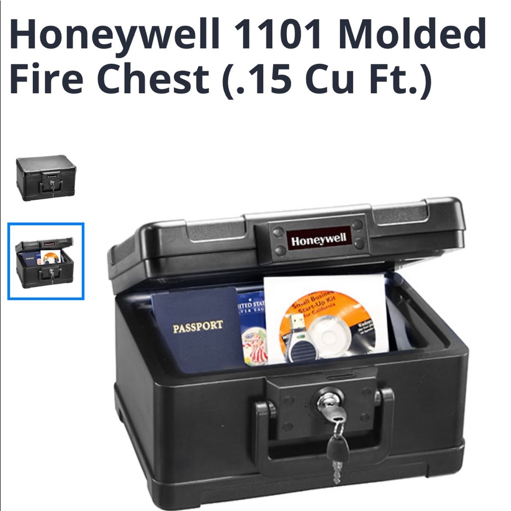 Honeywell 1101 Molded Fire Chest (.15 Cu Ft.)